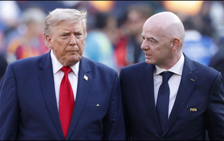 Trump afirmó que el torneo superó expectativas y destacó el papel de Gianni Infantino al frente de la FIFA. EFE/S. Thew