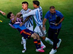 Las repeticiones de video mostraron a varios jugadores involucrados en un altercado. AP / Y. Iwamura
