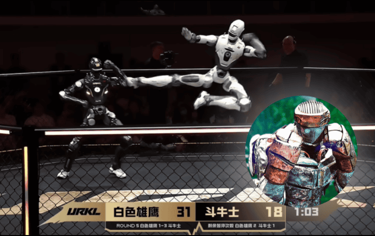 Para muchos espectadores, el torneo recordó inmediatamente a Real Steel (Titanes del Acero), la película protagonizada por Hugh Jackman. YOUTUBE / @Engineai Robot / ESPECIAL