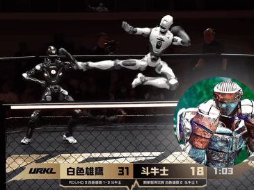 Para muchos espectadores, el torneo recordó inmediatamente a Real Steel (Titanes del Acero), la película protagonizada por Hugh Jackman. YOUTUBE / @Engineai Robot / ESPECIAL