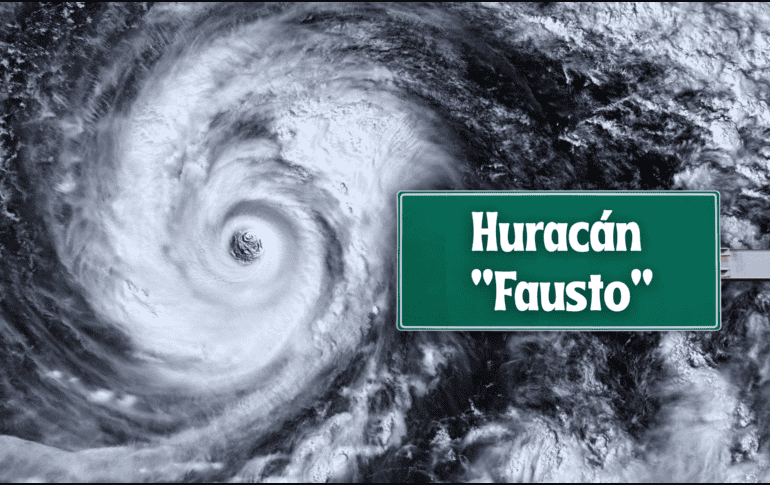 La formación de “Fausto” marca un hito al ser el primer huracán de 2026 en el Pacífico oriental. ESPECIAL / CANVA