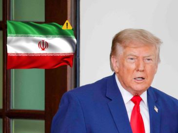 Ante medios, Trump confesó que EU atacará instalaciones nucleares de Irán. EFE / EPA / SHAWN THEW