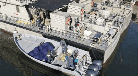 Las autoridades estiman que con esta acción de la Marina se generó una 