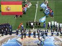 España, la primera selección de la historia que defenderá la corona en casa, no era anfitriona de la justa desde 1982. EFE / ARCHIVO