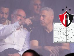 Andoni Zubizarreta y Hernán Crespo en el debut de Atlas en el Apertura 2026 de la Liga MX. IMAGO7 / ARCHIVO