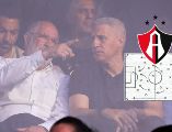 Andoni Zubizarreta y Hernán Crespo en el debut de Atlas en el Apertura 2026 de la Liga MX. IMAGO7 / ARCHIVO