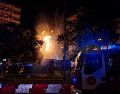 Todo ocurrió por las afectaciones en una tubería, lo que dio lugar a la fuga de gas, la explosión y el incendio. X/@sants3radio