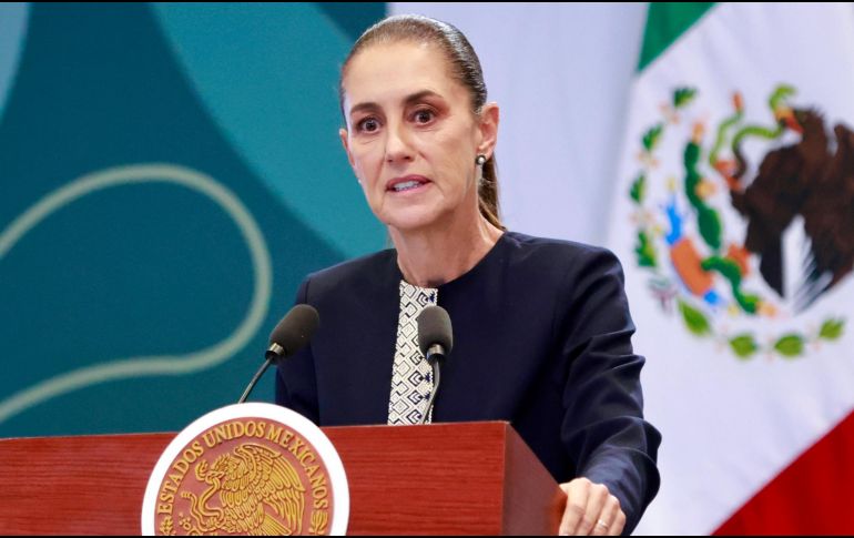 Claudia Sheinbaum afirmó que la Guardia Nacional se ha consolidado como una institución profesional de seguridad pública a siete años de su creación. EFE.