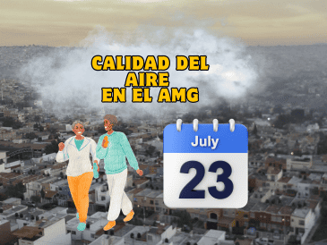 La mañana de este jueves 23 de julio en el AMG se registra buena calidad del aire en Atemajac, con 10 puntos IMECA. EL INFORMADOR / ARCHIVO