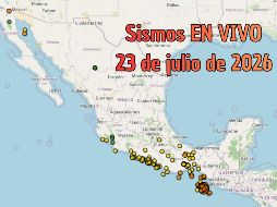 EN VIVO | Sismos en México | Jueves 23 de julio. ESPECIAL / SSN