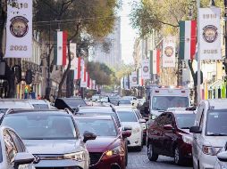 El programa Hoy No Circula se aplica de las 5:00 a las 22:00 horas en todas las alcaldías de la Ciudad de México y en tres zonas conurbadas del Estado de México. SUN/O. Alvarado