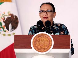 México permanece entre los países más peligrosos para ejercer el periodismo. En la fotografía, la secretaria de Gobernación, Rosa Icela Rodríguez. EFE/Presidencia de México