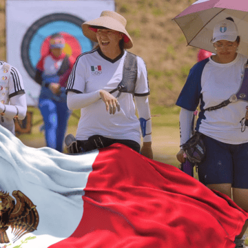 El equipo mexicano  acumula 2 mil 106 puntos en total y encabeza la tabla de combinados femeninos de tiro. ESPECIAL/Conade