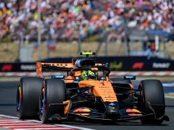 Esta es además la primera ocasión en la que Lando Norris arrancará desde la pole position como campeón del mundo. EFE / T. Vasvari