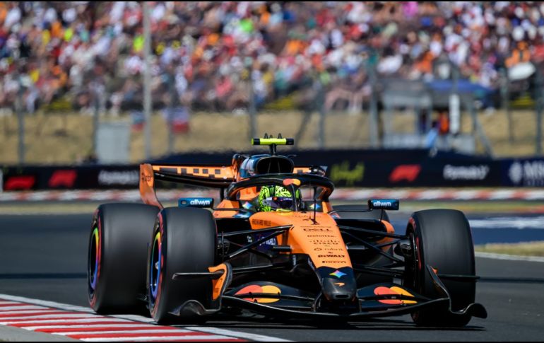 Esta es además la primera ocasión en la que Lando Norris arrancará desde la pole position como campeón del mundo. EFE / T. Vasvari