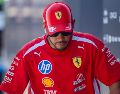 Lewis Hamilton había conseguido el segundo mejor tiempo de la clasificación; sin embargo, el piloto de Ferrari fue considerado responsable de obstaculizar a Oscar Piastri durante los minutos finales de la Q3. EFE / Z. Balogh