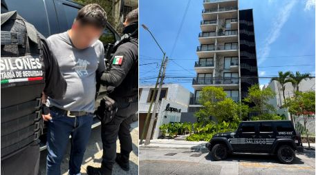 Los oficiales de la Policía Estatal Preventiva brindaron las primeras atenciones médicas a la mujer y solicitaron apoyo de elementos del grupo Código Violeta de la Policía Preventiva. ESPECIAL / Secretaría de Seguridad de Jalisco