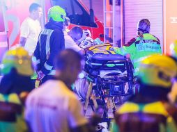 Luego del atropello se organizó un amplio dispositivo policial para atrapar al responsable. EFE/C. Bilan