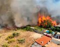 Ahora las localidades de Marcheprime y Cestas recibieron las alertas de evacuación debido al alto riesgo. EFE/Guardia Civil