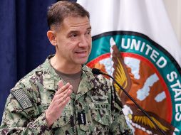 Brad Cooper, comandante del Comando Central de Estados Unidos (CENTCOM), durante una conferencia de prensa en Tampa, Florida. EFE/ARCHIVO