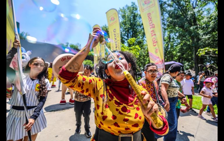 El Parque Ávila Camacho se llenó de dulces, juegos y convivencia familiar este sábado. EL INFORMADOR/A. Navarro