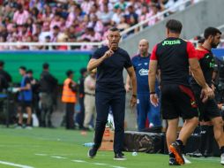 Pedro Caixinha aseguró que Bravos merecía al menos el empate tras la derrota 1-0 frente a Chivas en Guadalajara. EL INFORMADOR/ A. NAVARRO.