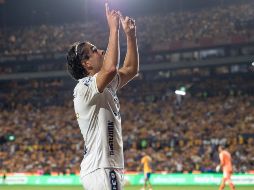 David Rodríguez apagó el volcán con un golazo al minuto 89. EFE/M. Sierra