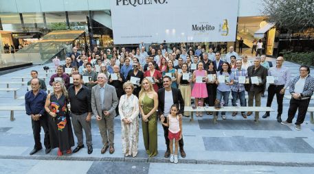 Clausura de la 18 Ruta Escultórica; un suceso que reunió a todos los participantes. EL INFORMADOR/H. Navarro