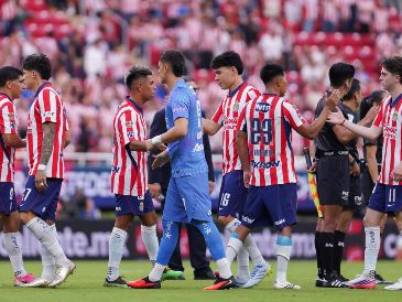 Zapopan, Jalisco, 25 de julio de 2026. , durante el partido correspondiente a la jornada 2 del torneo Apertura 2026 de la Liga BBVA MX, entre las Chivas Rayadas del Guadalajara y los Bravos de FC Juárez, realizado en el Estadio Akron. Imago7