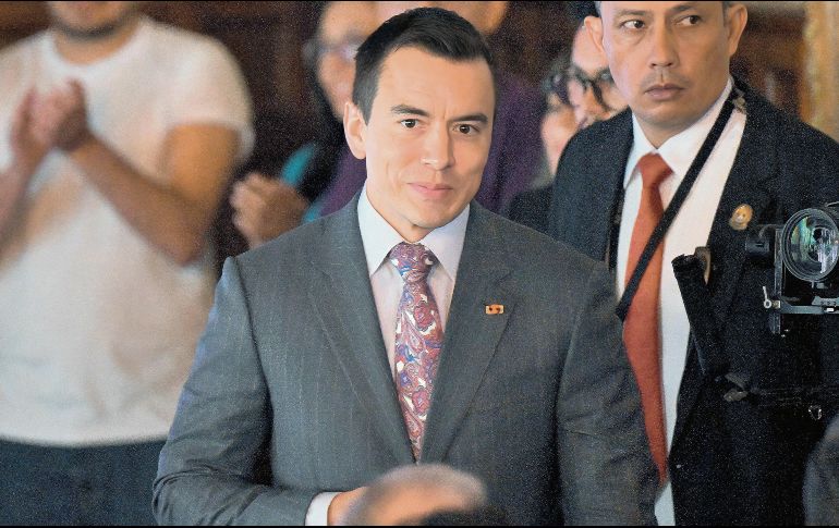 Daniel Noboa es el presidente más joven que ha sido elegido democráticamente en Ecuador. AFP