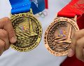 Este martes hay tres eventos más en los que disputarán medallas, en dos remos sin timonel mixto (2-) y cuatro pares de remos cortos de ambas ramas (W4x y M4x). EFE/ Orlando Barría
