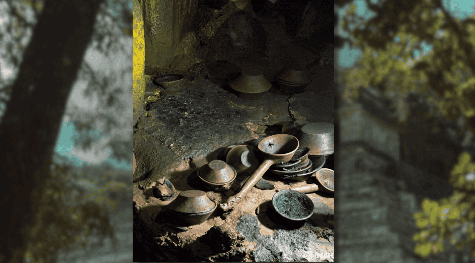 Las autoridades continuarán con análisis de fotogrametría tridimensional y estudios químicos. INAH / CANVA / ESPECIAL