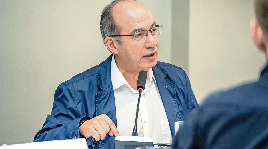Felipe Calderón Hinojosa es uno de los exmandatarios firmantes y participantes dentro del Grupo IDEA.  ESPECIAL