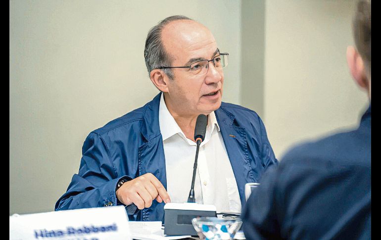 Felipe Calderón Hinojosa es uno de los exmandatarios firmantes y participantes dentro del Grupo IDEA.  ESPECIAL
