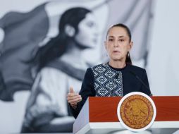 Sheinbaum defendió la actuación de la FGR y aseguró que la investigación cuenta con los elementos suficientes para sustentar las decisiones judiciales adoptadas hasta ahora. EFE/I. Esquivel