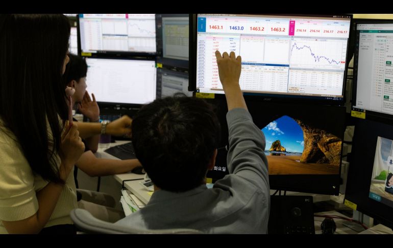 El rendimiento acumulado de 2026 en la BMV se ubica en +4.66 %, mientras que en el mes acumula un avance del 0.51 por ciento. EFE/J. Heon-Kyun