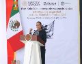 La Presidenta de la República y Comandanta Suprema de las Fuerzas Armadas, Claudia Sheinbaum Pardo, encabezó la Ceremonia de reconocimientos al personal que integró el Plan Kukulkán. SUN / K. Guerrero
