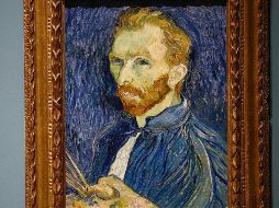 Autorretrato pintado por el difunto artista holandés Vincent Van Gogh en 1889. AFP
