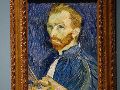 Autorretrato pintado por el difunto artista holandés Vincent Van Gogh en 1889. AFP