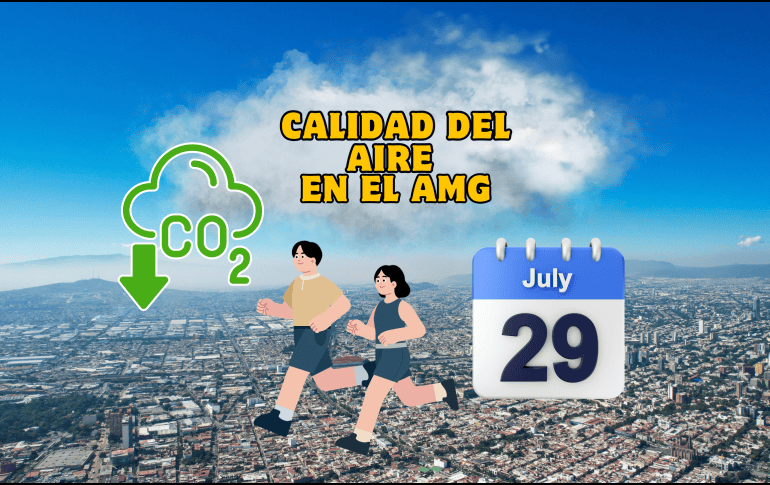 La mañana de este miércoles 29 de julio se registra buena calidad del aire en el AMG en Atemajac con 18 puntos IMECA. EL INFORMADOR / ARCHIVO