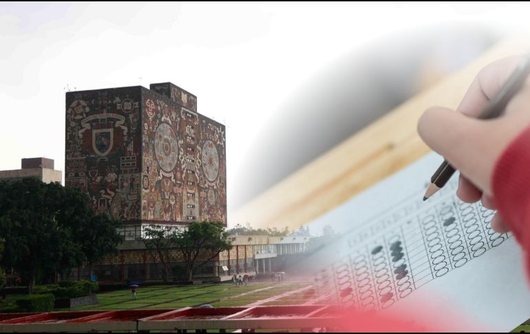 Claudia Sheinbaum reiteró que la UNAM, por su autonomía, deberá definir cómo atender las fallas detectadas en el examen de ingreso en línea. ESPECIAL / SUN y CANVA