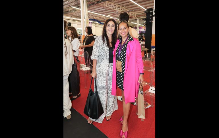 Geraldina Herrera y Patricia Gascón. GENTE BIEN JALISCO / “Mala” en Intermoda