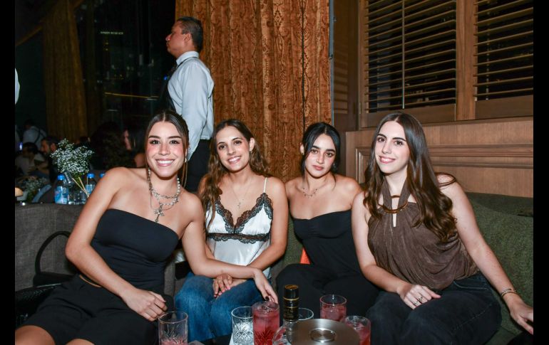 Jania Arauz, Valeria Flores, Natalia López y Alexa Jiménez. GENTE BIEN JALISCO / M. Rached
