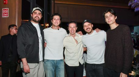 Diego González Pelayo, Juan Pablo Salcedo, Sergio Altamirano, Ricardo Madero y Giancarlo Agnesi. GENTE BIEN JALISCO / Revista del 31 de julio 2026