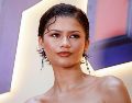 La actriz Zendaya durante la presentación en Madrid de la película 