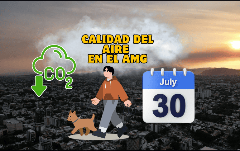 La mañana de este jueves 30 de julio se registra buena calidad del aire en Atemajac con 9 puntos IMECA. EL INFORMADOR / ARCHIVO