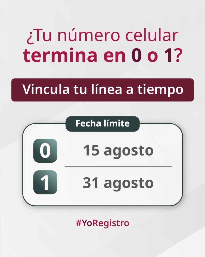 Las autoridades correspondientes han emitido advertencias sobre las consecuencias que enfrentarán aquellos ciudadanos que no vinculen su línea telefónica. ESPECIAL/CRT&nbsp;