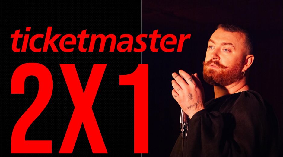 Estos siete conciertos están al 2x1 en Ticketmaster solo HOY 30 de julio de 2026.  ESPECIAL / FACEBOOK Sam Smith
