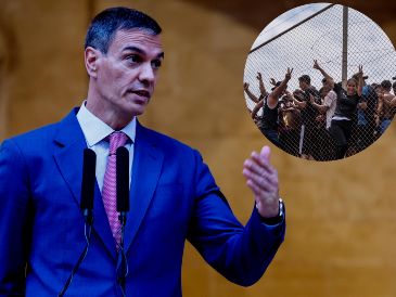 El presidente del Gobierno español, Pedro Sánchez, viajara a Ceuta para atender la crisis migratoria con Marruecos. EFE/ Ballesteros