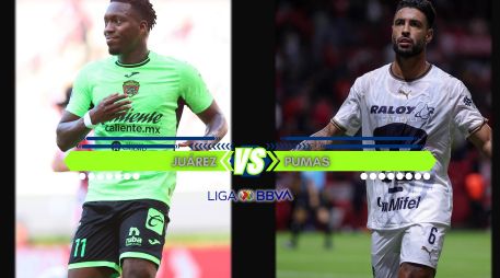 Juárez necesita hacerse fuerte en casa para abandonar los últimos puestos de la clasificación después de un complicado inicio de torneo. En contraste, Pumas tratará de enlazar victorias consecutivas por primera vez en el certamen. ESPECIAL / IMAGO7 y CANVA